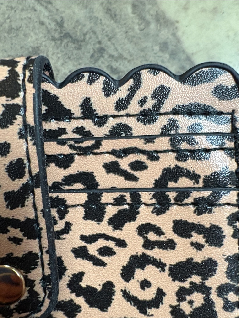 Pink Leopard Card & Beaded Wristlet Keychain - Picture 2 of 6